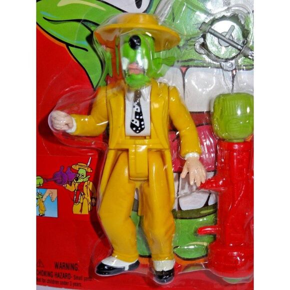 The Mask Animated Series Wild Wolf Surprise Action Punchin Bazooka 1997 Gift NIP - Picture 2 of 4
